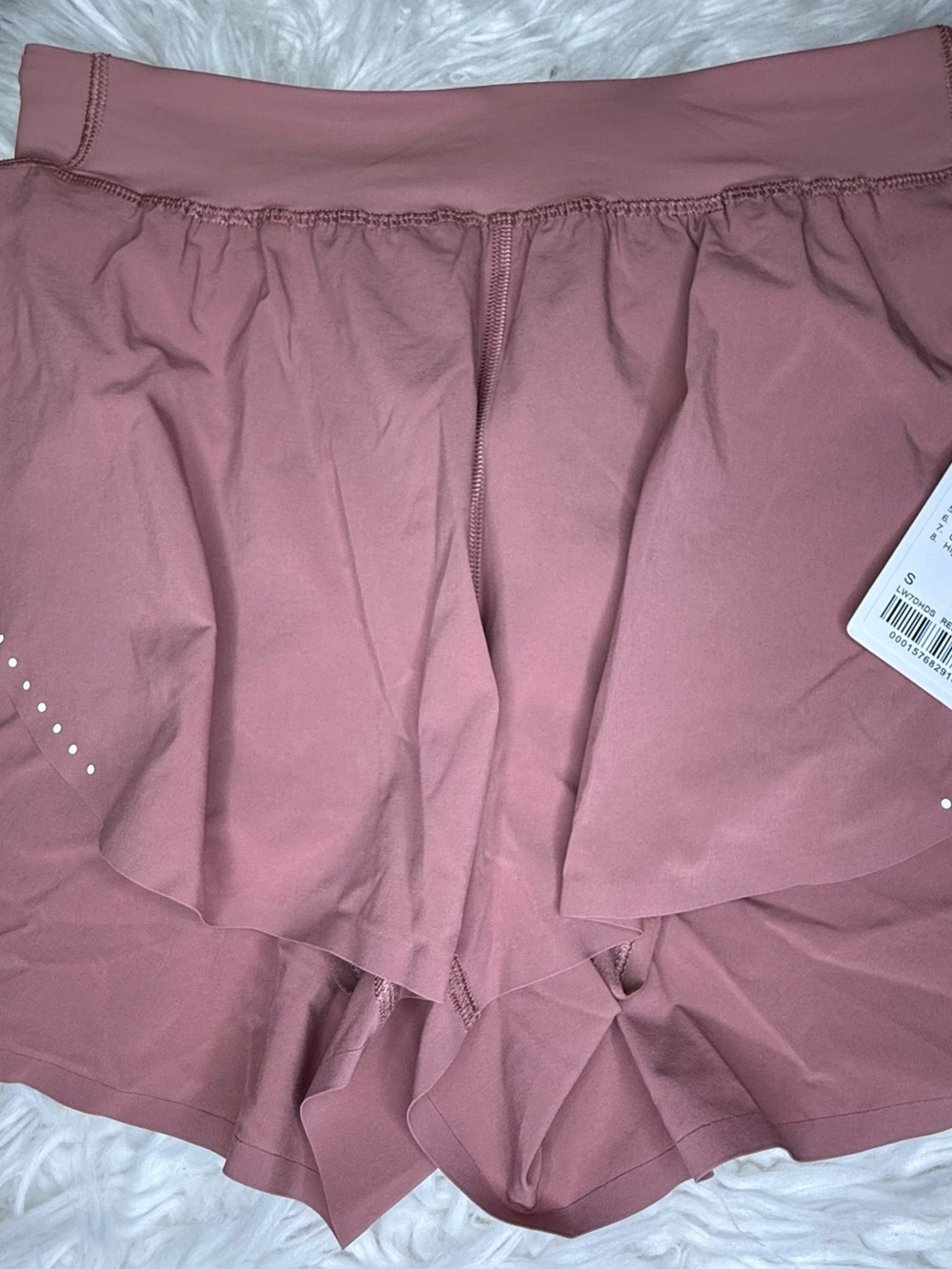 Lululemon Fast and free HR split shorts Rose quartz sz small